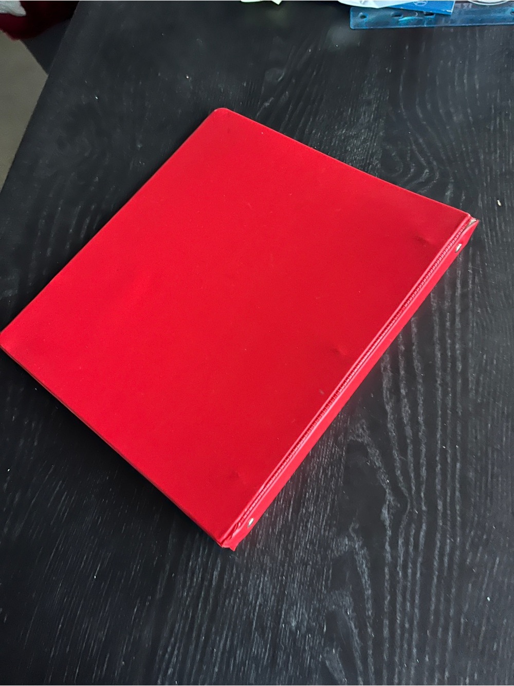 Red 3-Ring Binder - Unbranded Sturdy Office Folder
